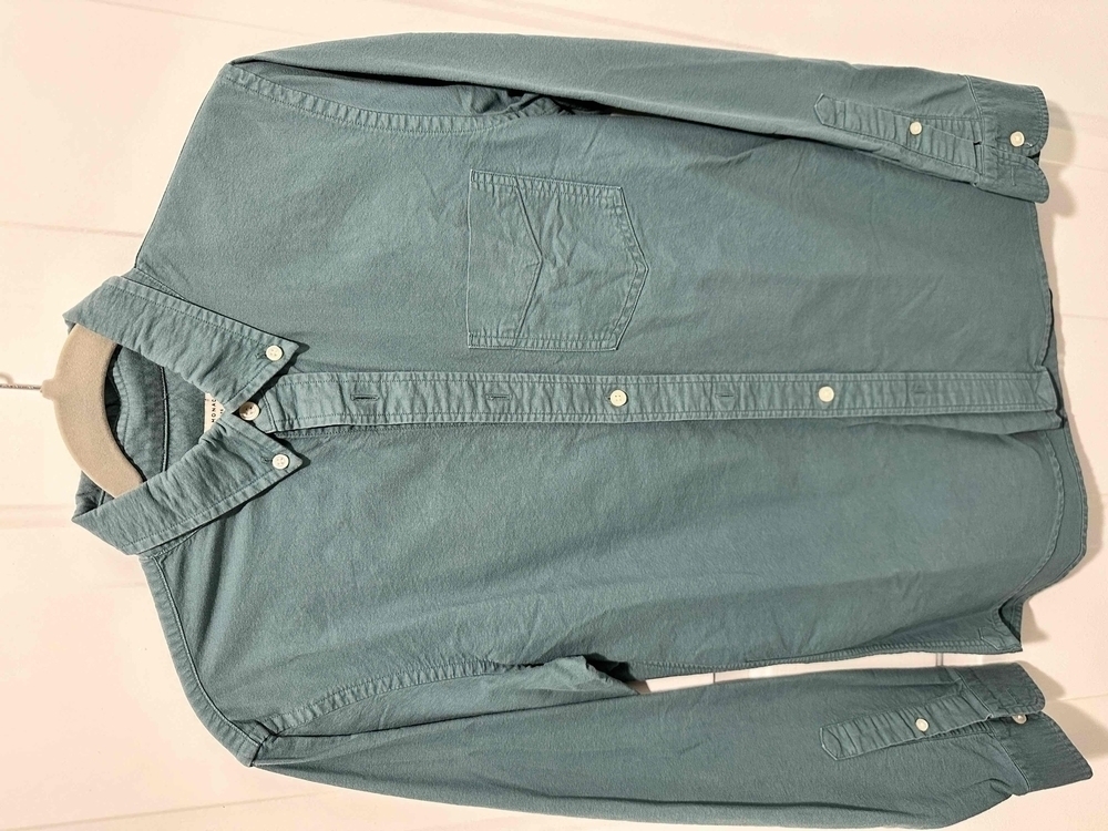 Club Monaco Green Slim Fit Long Sleeve Button Up Shirt Size S​​​